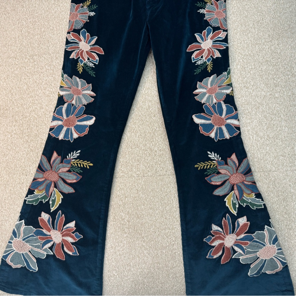 NWT DRIFTWOOD ELECTIC CORDUROY FARRAH JEANS - SIZE 28 - Picture 8 of 8